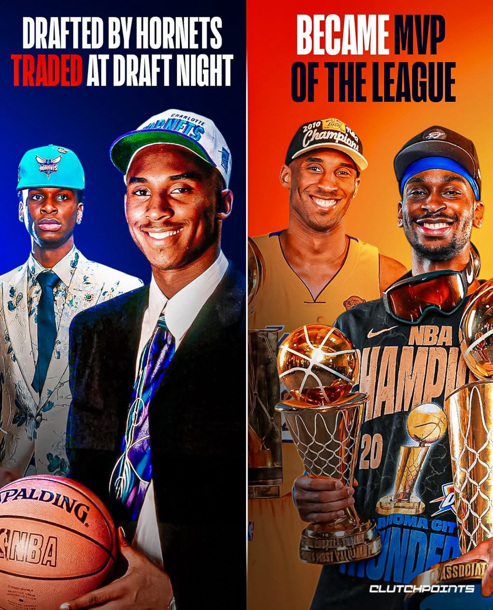 These posts I keep seeing are being done by idiots. Ppl that either don’t know or are just attacking Hornets cuz it gets you clicks.

1) Kobe REFUSED to play in Charlotte. Literally REFUSED.

2) We drafted SGA for the Clippers. That’s like attacking Hawks for drafting Luka.