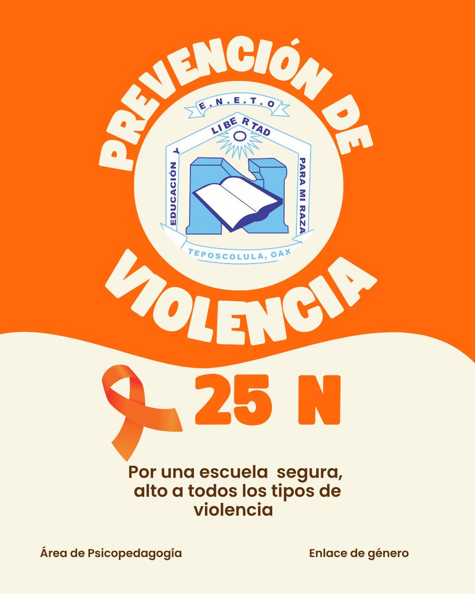 NormalOaxaca's tweet photo. En el marco del 25N La Escuela Normal Experimental de Teposcolula refrenda su compromiso como Institución de Educación Superior en la lucha por la eliminación de cualquier  tipo de violencia. Por  una escuela para todos y por una cultura de paz https://t.co/oqaZTiIagm