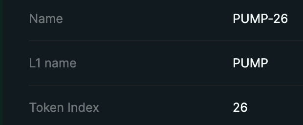 HyperCore - the decentralized L1 blockchain with 21 validator nodes.

HyperEVM - the EVM sidecar.

hyperliquid.xyz - frontend operated by the team (centralized).

Token index 26 will forever be PUMP's, as per the ledger. Hope this helps.

Hyperliquid