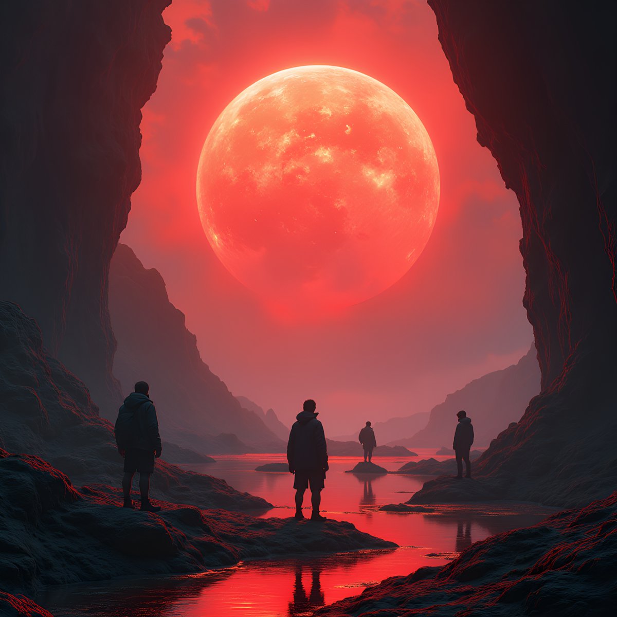 PromptSin's tweet image. Chasing the cosmic glow 🌕✨ #MoonVibes #CosmicJourney