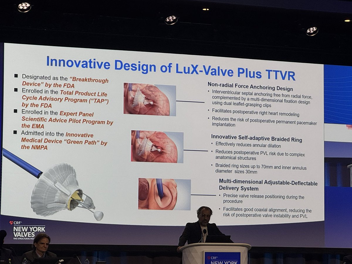 KrutarthKPandya's tweet photo. #LateBreaking #Lux-Valve plus #TTVR
#TrinityTrial #TricuspidValve interventions
#NYValves2025 @crfheart #cardiotwitter #CardioX 🔥🫀 https://t.co/olETI83sxj