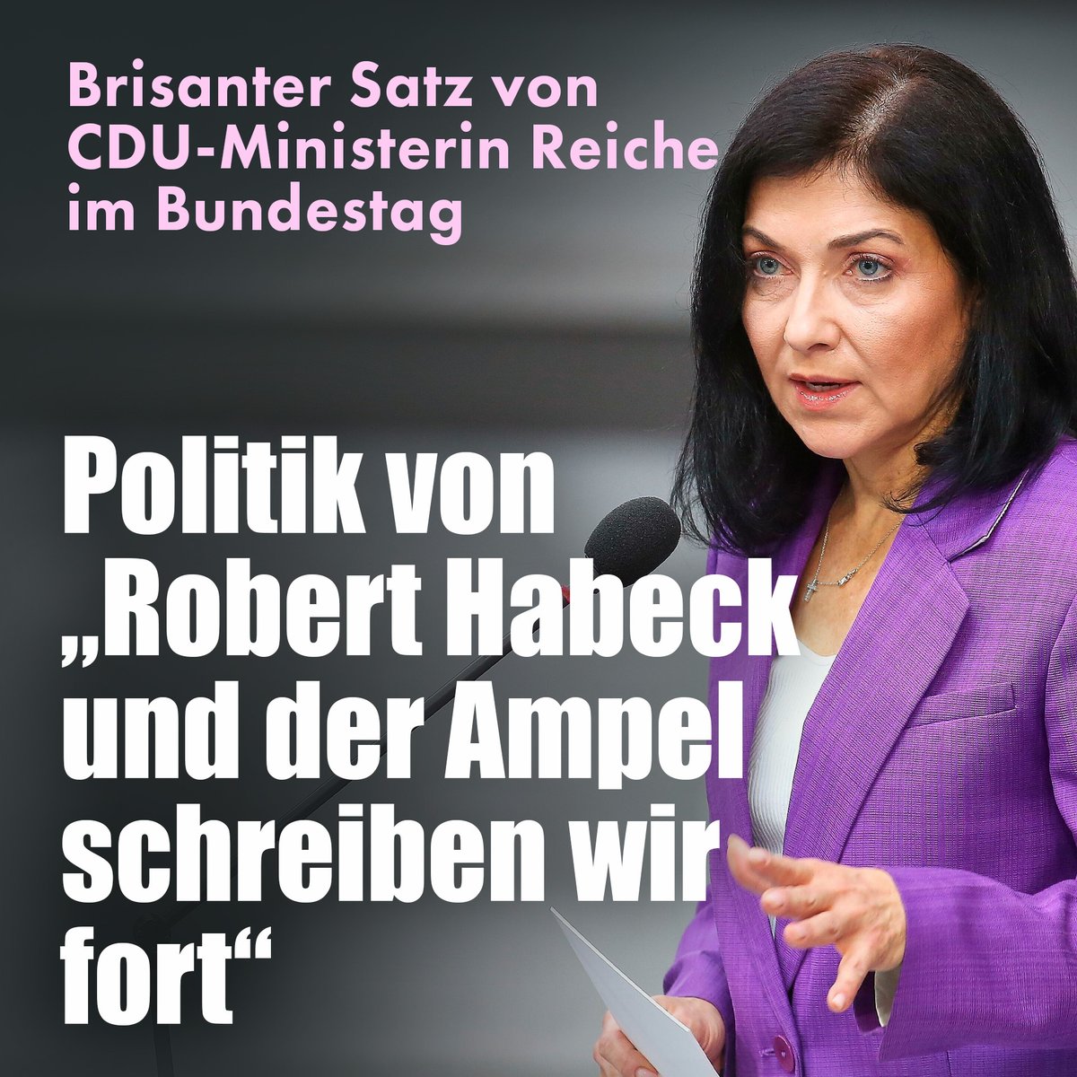 Links ist vorbei? Die neue CDU-Wirtschaftsministerin sagt offen im Parlament, dass sie die Politik ihres grünen Vorgängers #Habeck fortsetzen will. 
nius.de/politik/news/b…