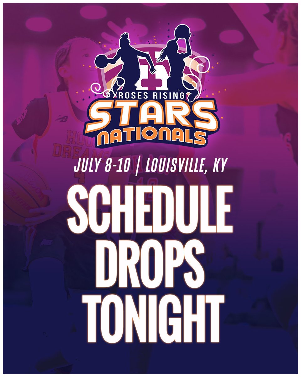 📣 Roses Rising Stars | July 8-10
The official schedule drops TONIGHT! 🏀
Stay tuned 👀
#RosesRisingStars #ScheduleDrop #GrassrootsBasketball #youthbball #Roses2025