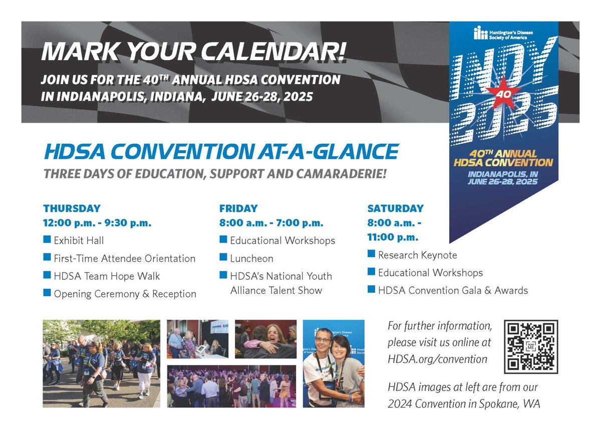 We're thrilled to be heading to Indy as a Gold Sponsor of this year's #HDSAConvention, where we'll have a fantastic cross-functional team on hand to attend the sessions, support the #huntingtonsdisease community, and share information about our AMT-130 #genetherapy program.