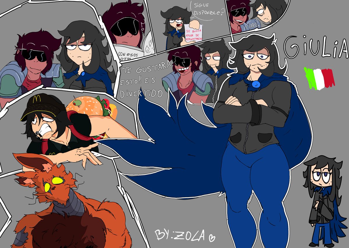 jackospringtrap's tweet image. les presento a Giulia! Una cazarecompensas retirada que decidió encontrar un nuevo empleo más tranquilo así que aquí está! Claro está, es fría, sin muchos gestos , sería pero después de todo , tiene un corazón que hay que descubrir y intenta expresar! Será la nueva administradora