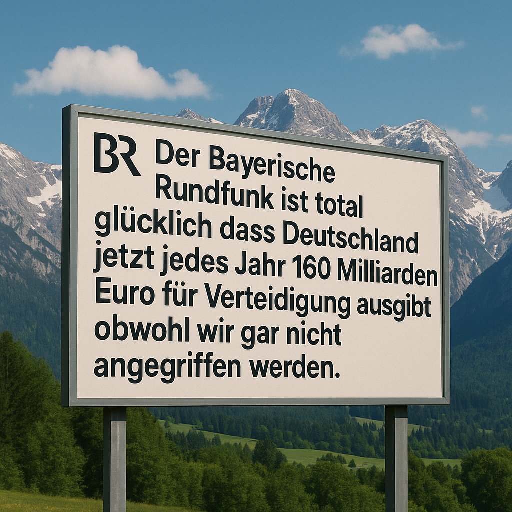 XselbstDenker's tweet photo. #verteidigung #br #bayerischer #rundfunk https://t.co/1iyP8D5rK1