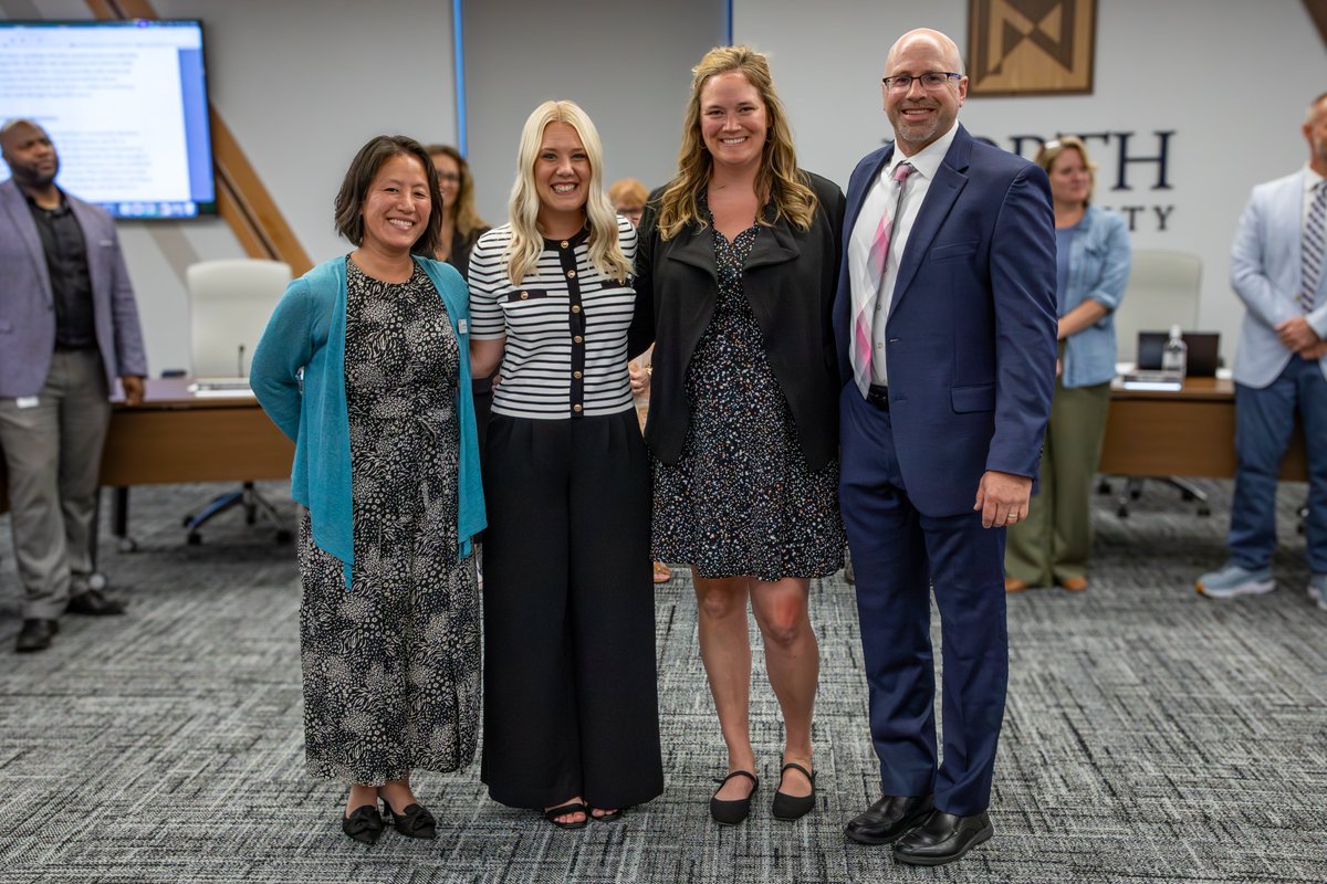 NKCSchools's tweet image. At Tuesday evening’s Board meeting, we celebrated some of the best of the best in NKC Schools! Read more about our Extraordinary Educational Experiences: bit.ly/46clORC #NKCChampions