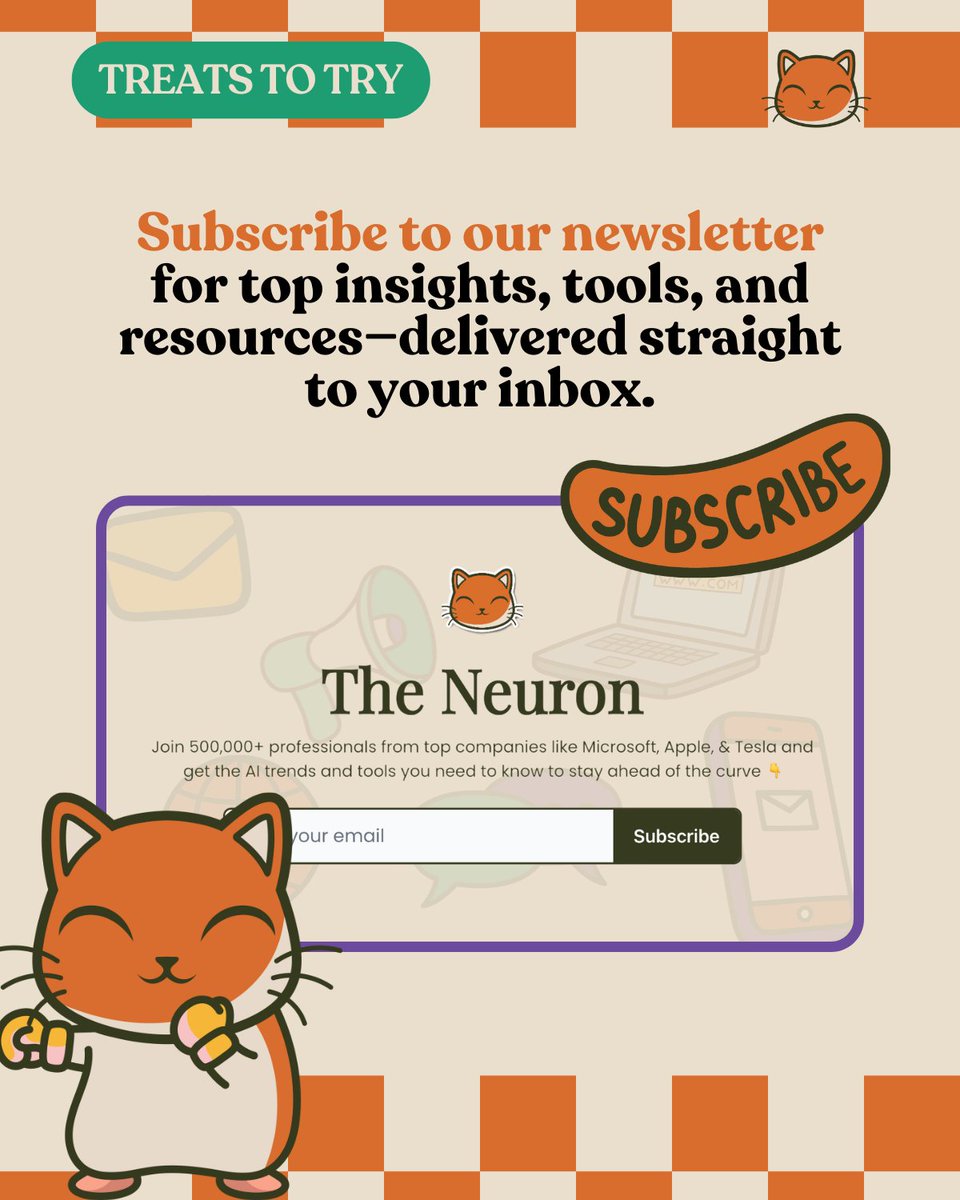 theneurondaily's tweet image. ✨ Save these for your next deep work session.

#AItools #Productivity #LLMapps #TheNeuronRecommends