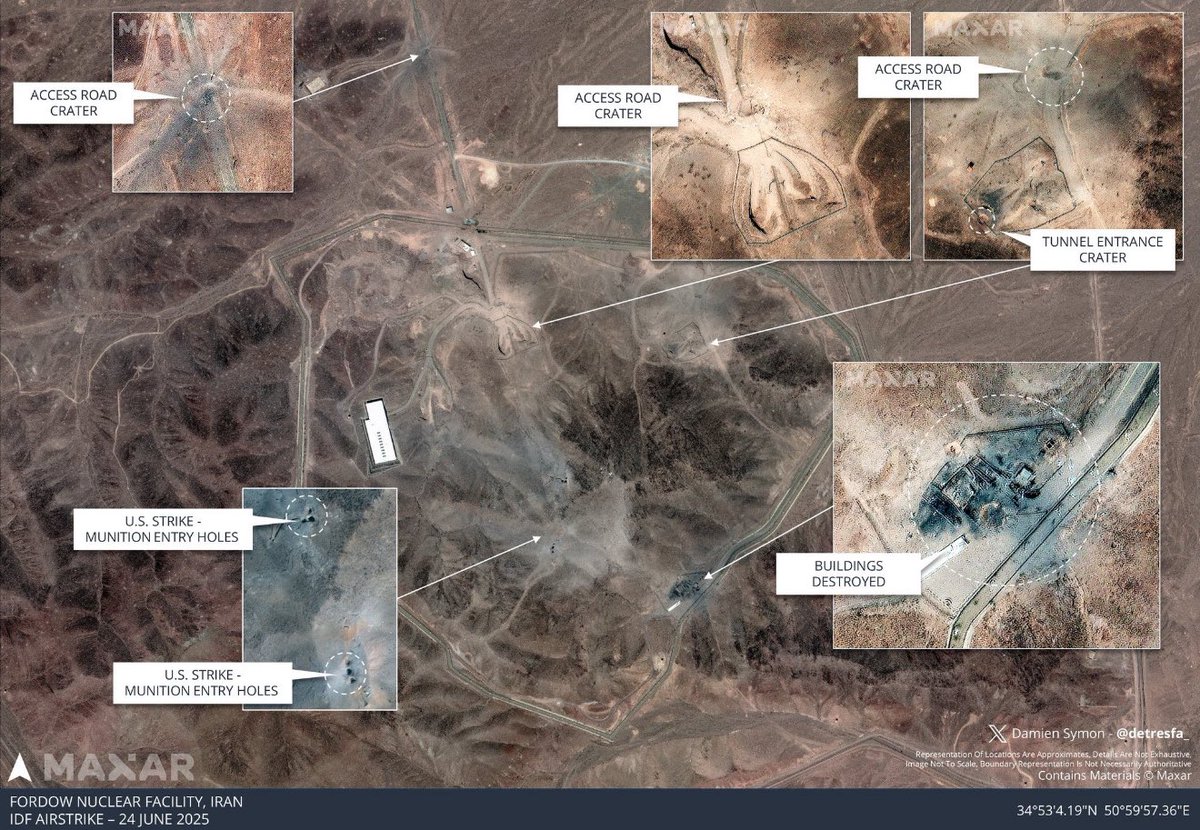 🚨 JUST IN: Tulsi Gabbard just CONFIRMED President Trump’s strikes totally obliterated Iran’s nuclear program

“If the Iranians chose to rebuild, they would have to rebuild all three facilities entirely, which would likely take years to do,” <a href="/TulsiGabbard/">Tulsi Gabbard 🌺</a> said

MSM LIES AGAIN!