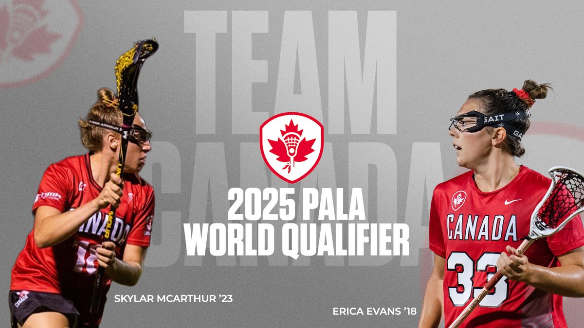 Canisius Women's Lacrosse (@canisiuswlax) on Twitter photo Best of luck to Erica Evans '18 and Skylar McArthur '23 as they represent <a href="/CanadaLacrosse/">Team Canada Lacrosse</a> at the 2025 PALA World Qualifier this week in Florida!
📰 - tinyurl.com/4uphdf7v
#Griffs Best of luck to Erica Evans '18 and Skylar McArthur '23 as they represent <a href="/CanadaLacrosse/">Team Canada Lacrosse</a> at the 2025 PALA World Qualifier this week in Florida!
📰 - tinyurl.com/4uphdf7v
#Griffs