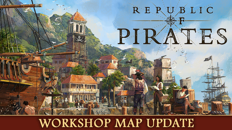 PQubeGames's tweet image. ⚙️We’ve just added Steam Workshop support for Republic of Pirates!
This new update makes it much easier to share and discover new free play mode maps created by the community, just in time for the #SteamSummerSale ☀️
Find out more: bit.ly/4khL9xe