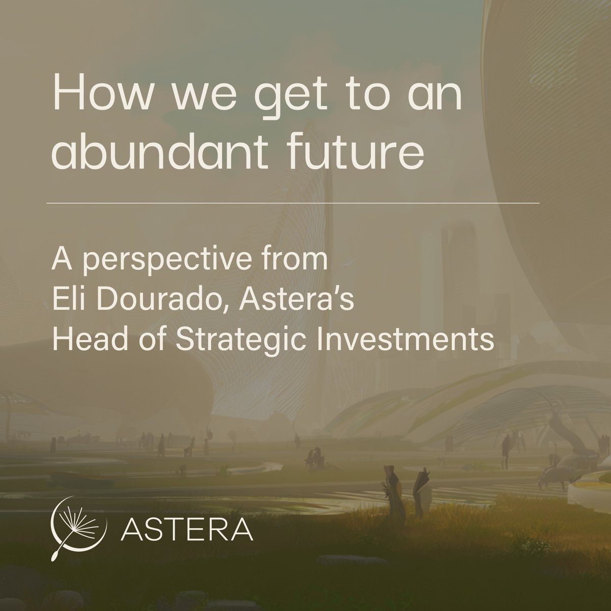 AsteraInstitute's tweet image. What does it take to fund a more abundant future?
Our new Head of Strategic Investments, @elidourado, lays out a clear framework rooted in technoeconomics, sociopolitics, and entrepreneurship
Read his perspective: asterainstitute.substack.com/p/how-we-get-t…