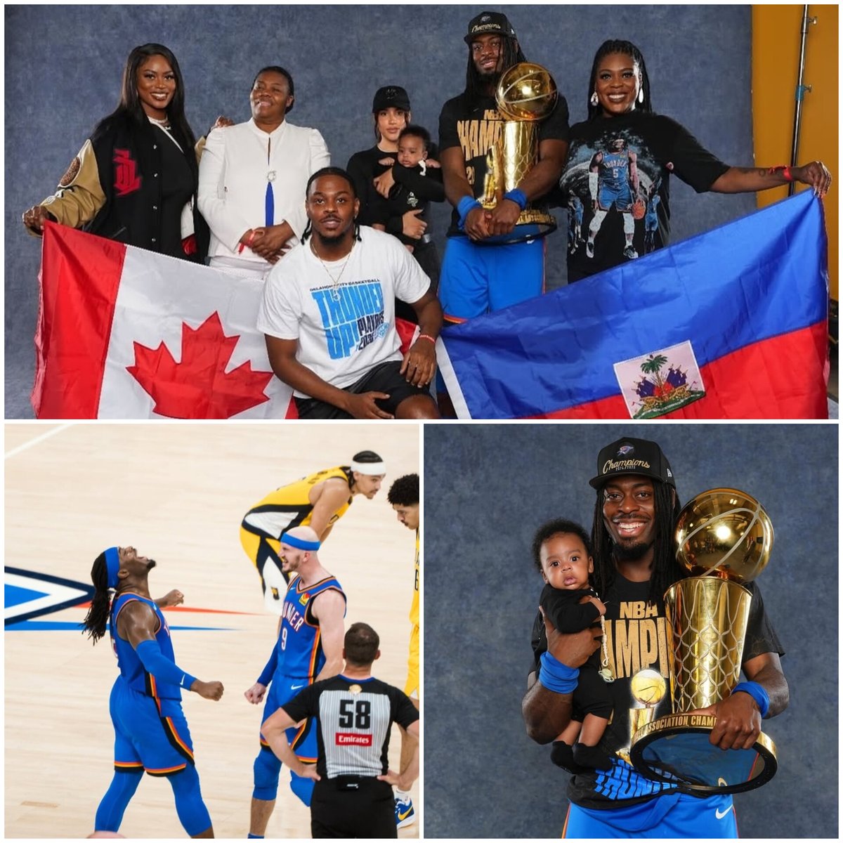Respè🙌🏿 Luguentz Dort 🇭🇹🇨🇦🏀#Champion ✨️#OKC