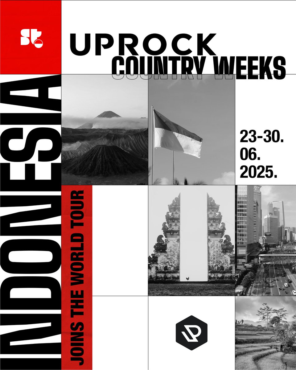 🇮🇩 INDONESIA LAGI DISOROT DUNIA DAN KAMU CUMA PUNYA WAKTU 4 HARI!! 

UpRock lagi mampir ke Indonesia buat World Tour, dan cuma seminggu dari tanggal 23-30 Juni kamu bisa:
🔥 Dapet 2x UPT
📸 Punya peluang fotomu tayang di livestream global

Syaratnya gampang‼️
🌍  Post mining