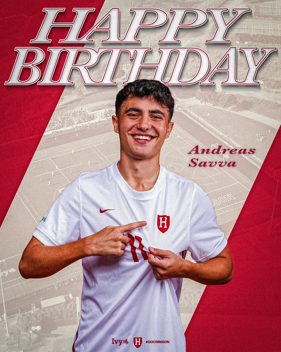 🎉 Happy Birthday to rising junior Andreas Savva!

Hope you have a great day, Andreas!

#GoCrimson #OneCrimson