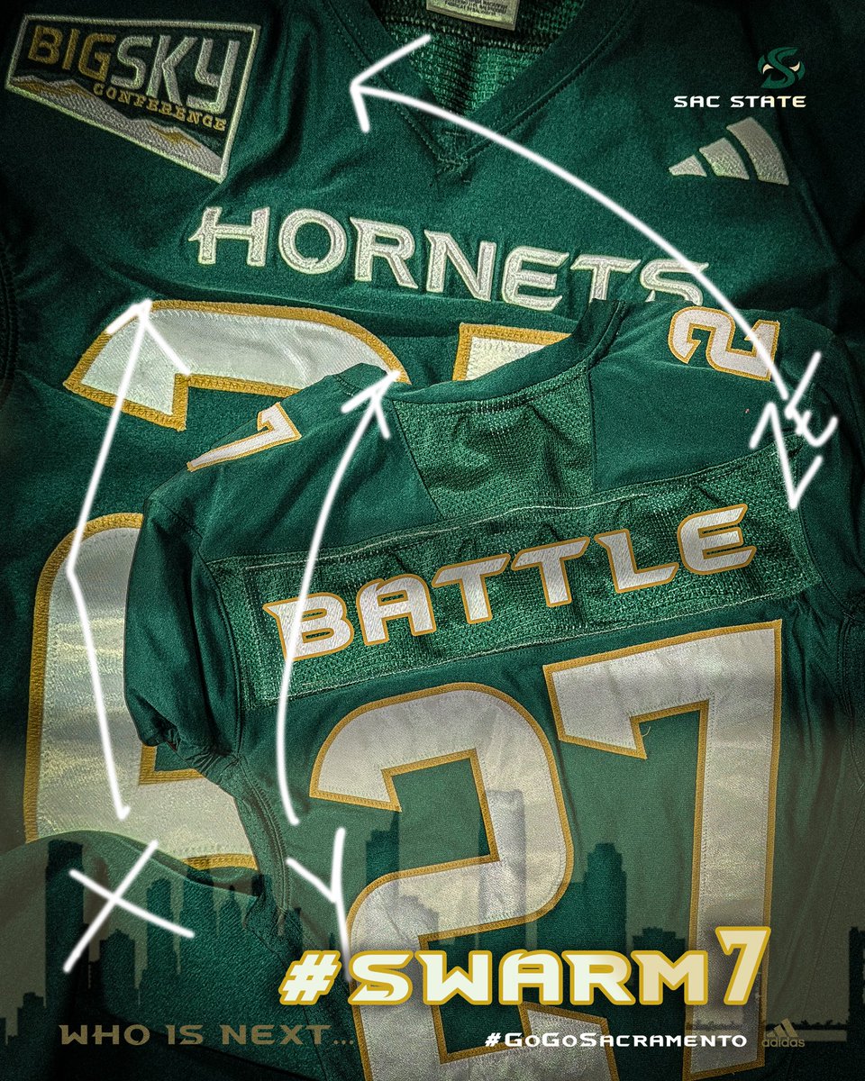 Love from <a href="/SacStateFB/">Sac State Football</a> 💚🐝
 <a href="/COACHTONYROZIER/">COACH SHARK</a> <a href="/DWalls2ND/">Darrin Walls</a> <a href="/BrennanMarion4/">Coach Marion</a> <a href="/CoachSidKrish/">Sid Krishnamurthi</a>