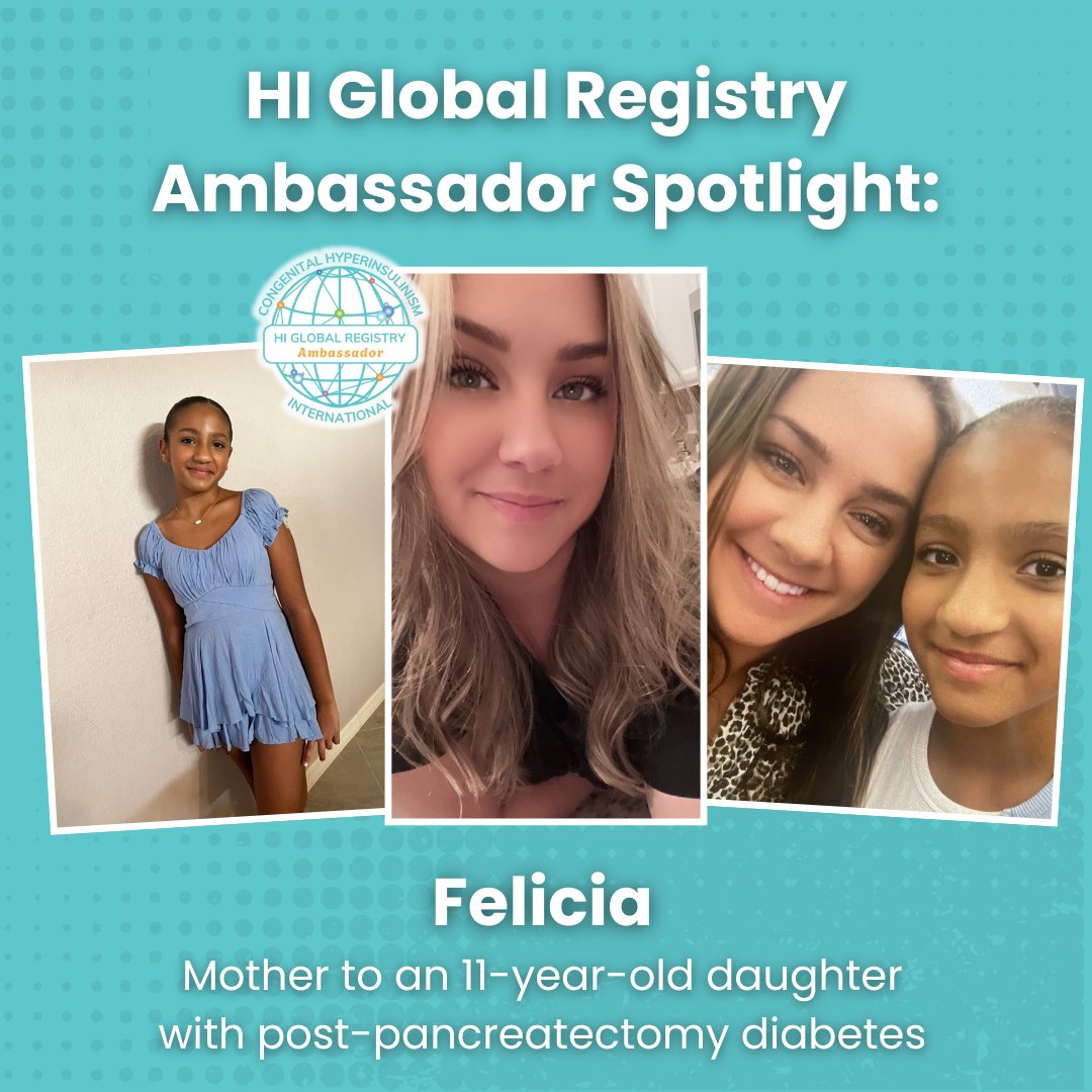 Felicia is our June HI Global Registry (HIGR) Ambassador spotlight and is a mother to 11-year-old Jilani with post-pancreatectomy diabetes. ⁠
⁠
To read about Felicia and Jilani's perspectives, please visit her recent blog post: ⁠congenitalhi.org/tracking-hope-…