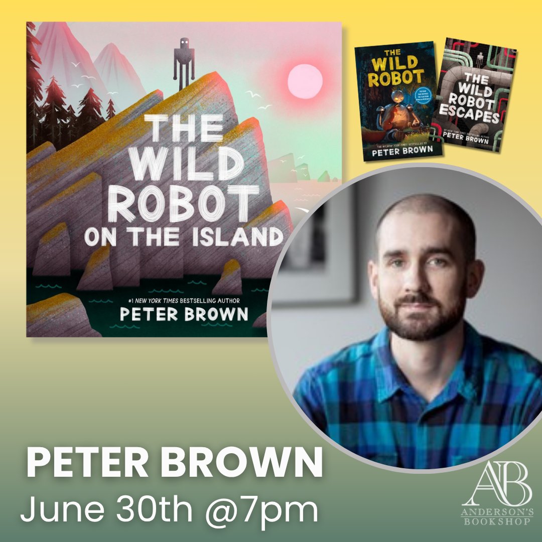 ALMOST SOLD OUT: Our event with Peter Brown on June 30th is almost sold out! Grab one of the remaining tickets here: peterbrownandersons.eventcombo.com