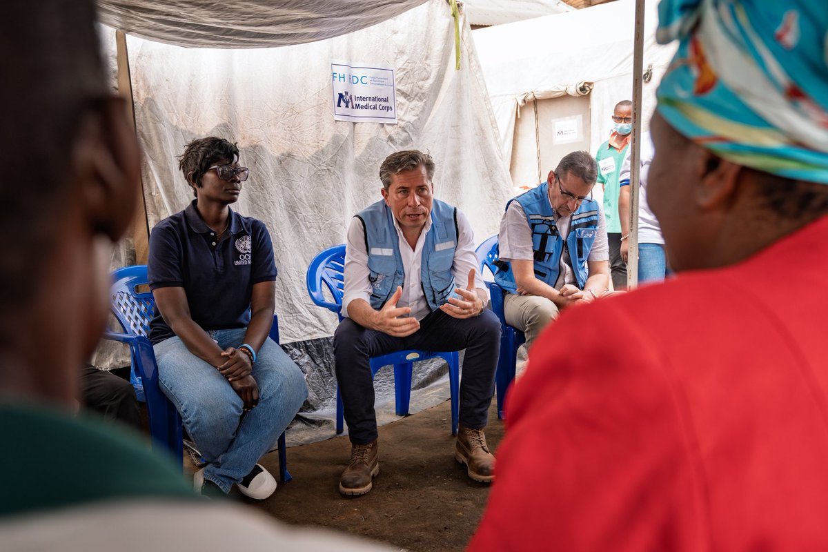 OCHA DRC (@unocha_drc) on Twitter photo En mission dans l'est de la #RDCongo, <a href="/UNReliefChief/">Tom Fletcher</a> Tom Fletcher s’est rendu ce 25 juin à Minova (Sud-Kivu) et Shasha (Nord-Kivu) pour écouter les communautés touchées par les récentes violences, et mesurer l’impact des interventions humanitaires sur leur relèvement. En mission dans l'est de la #RDCongo, <a href="/UNReliefChief/">Tom Fletcher</a> Tom Fletcher s’est rendu ce 25 juin à Minova (Sud-Kivu) et Shasha (Nord-Kivu) pour écouter les communautés touchées par les récentes violences, et mesurer l’impact des interventions humanitaires sur leur relèvement.