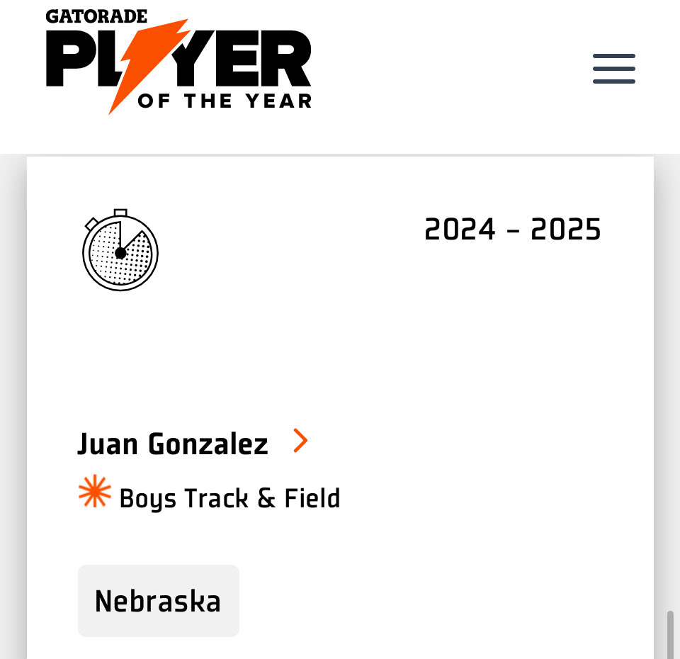 Fremonttrack's tweet image. Congratulations Juan!
