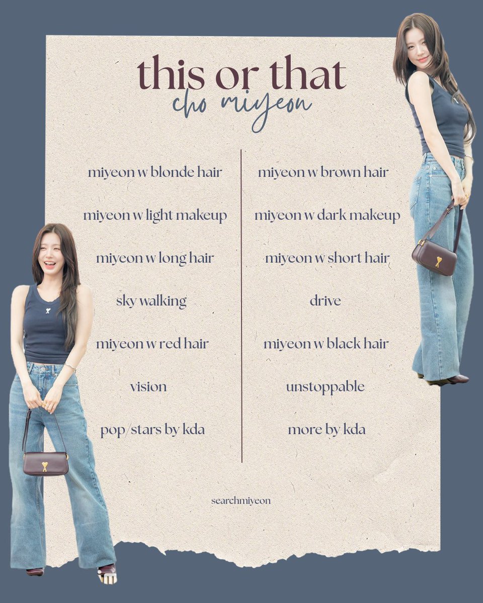 [TRENDING PARTY]

drop the tags to support #MIYEON at Paris Fashion Week!!

RT AND REPLY:

MIYEON AMI PARIS SS26
#AMIParisSS26xMIYEON