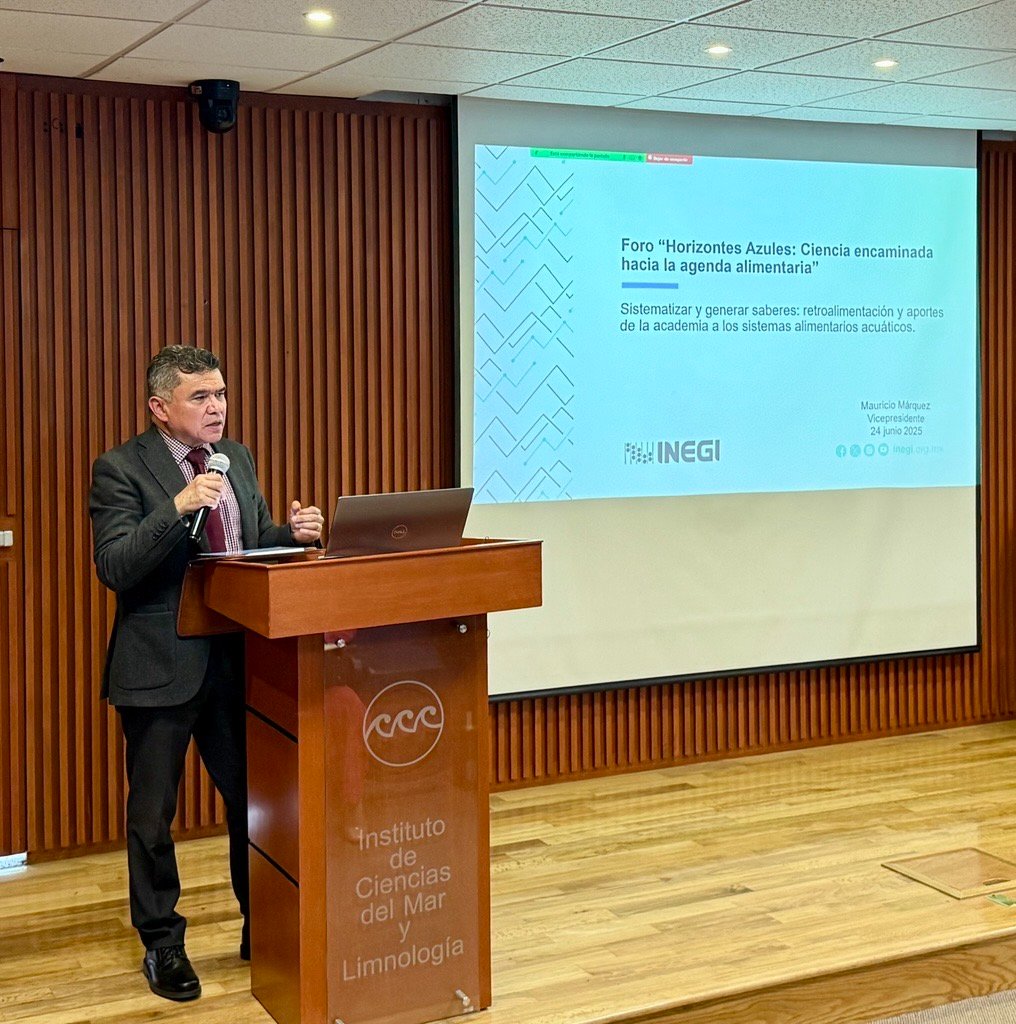 Participé en el foro Horizontes Azules: Ciencia encaminada hacia la agenda alimentaria, organizado por <a href="/UNAM_MX/">UNAM</a> <a href="/EDF_Espanol/">EDF en Español</a> a quienes agradezco la invitación. Destaqué la experiencia del país en cuentas ambientales y el valor de sumar a la academia en la contabilidad oceánica