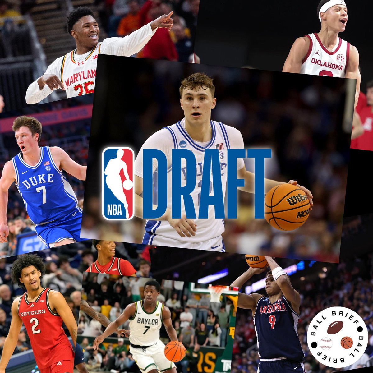 BallBrief_'s tweet photo. IT’S NBA DRAFT DAY‼️‼️

What are your wildest predictions for tonight?

 #NBA #nbadraft2025 https://t.co/ohm4OcPD98