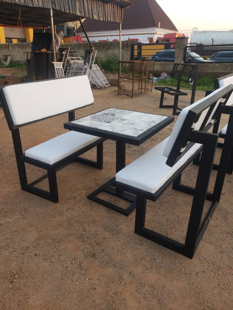 Tag anyone who has or planning to own a restaurant or bar @insideosogbo and it's environment to get this set of chair from us at #HORLAGOLDMETALWORKS it's beautiful, and strong