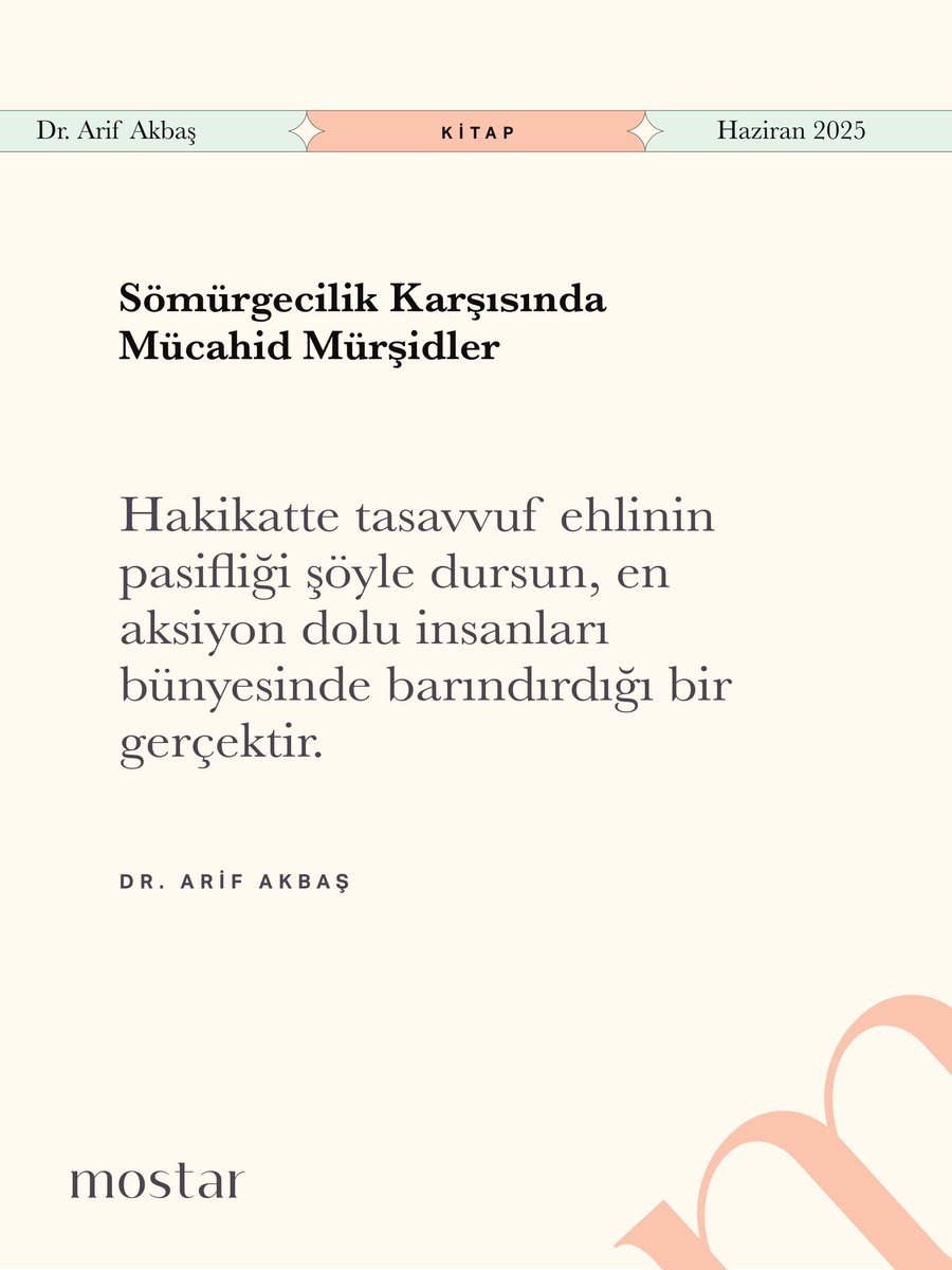 Hakikatte tasavvuf ehlinin pasifliği şöyle dursun, en aksiyon dolu insanları bünyesinde barındırdığı bir gerçektir.

Sömürgecilik Karşısında Mücahid Mürşidler - Dr. Arif Akbaş