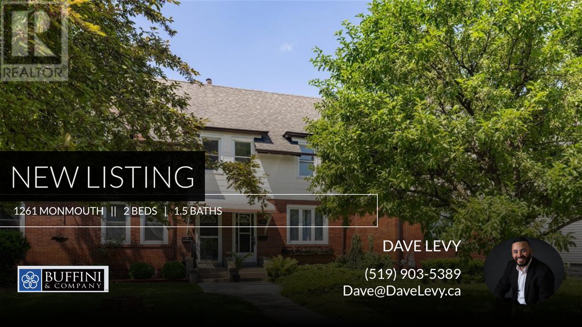 📍 New Listing 📍 Take a look at this fantastic new property that just hit the market located at 1261 Monmouth in Windsor. Reach out here or at (519) 903-5389 for more information homeforsale.at/1261_MONMOUTH_…