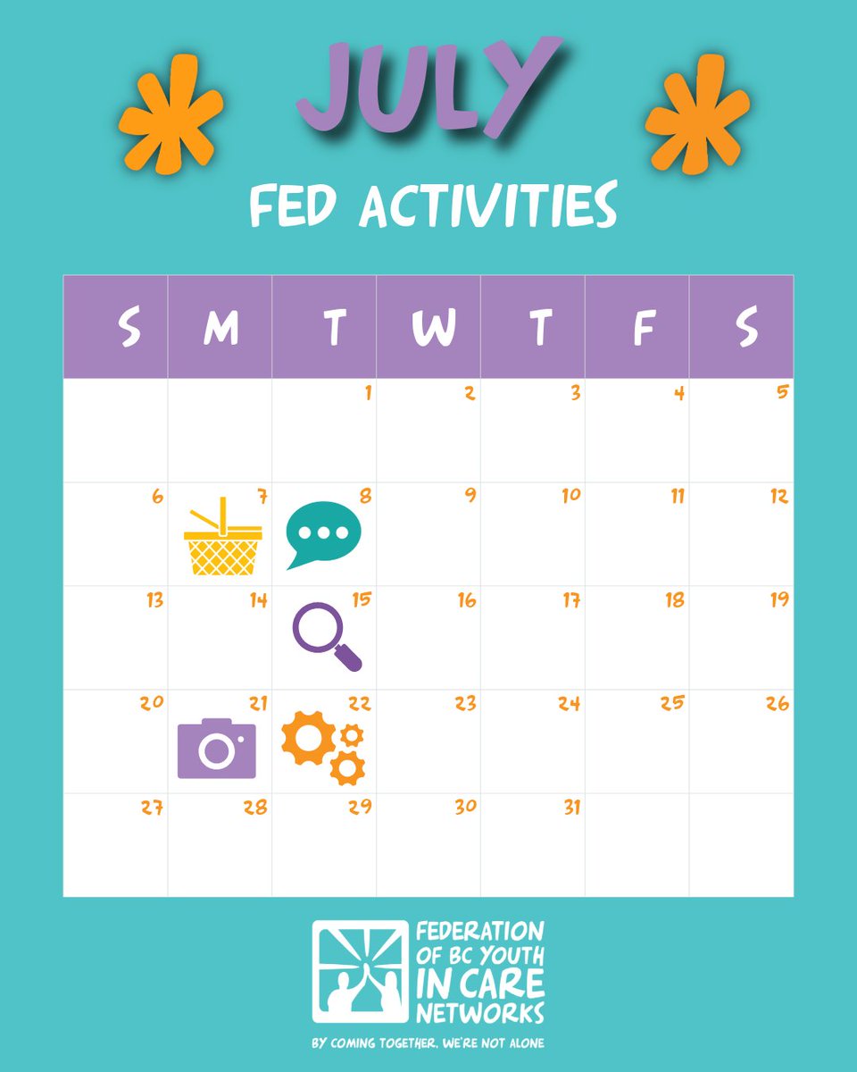 Summer is here and we can't wait for all the fun Fed events in July! Sign up for our newsletter to make sure you don't miss any opportunities! (Link in Bio!)
#fedfamilybc #youthincare
