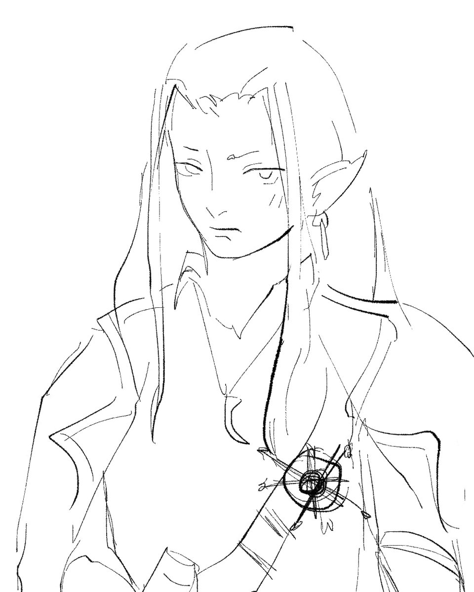 douknott's tweet image. quick doodles of my fellow guild members in chikuwadehooioioioiioiiiioooiiii #ToSN #ツリネバ