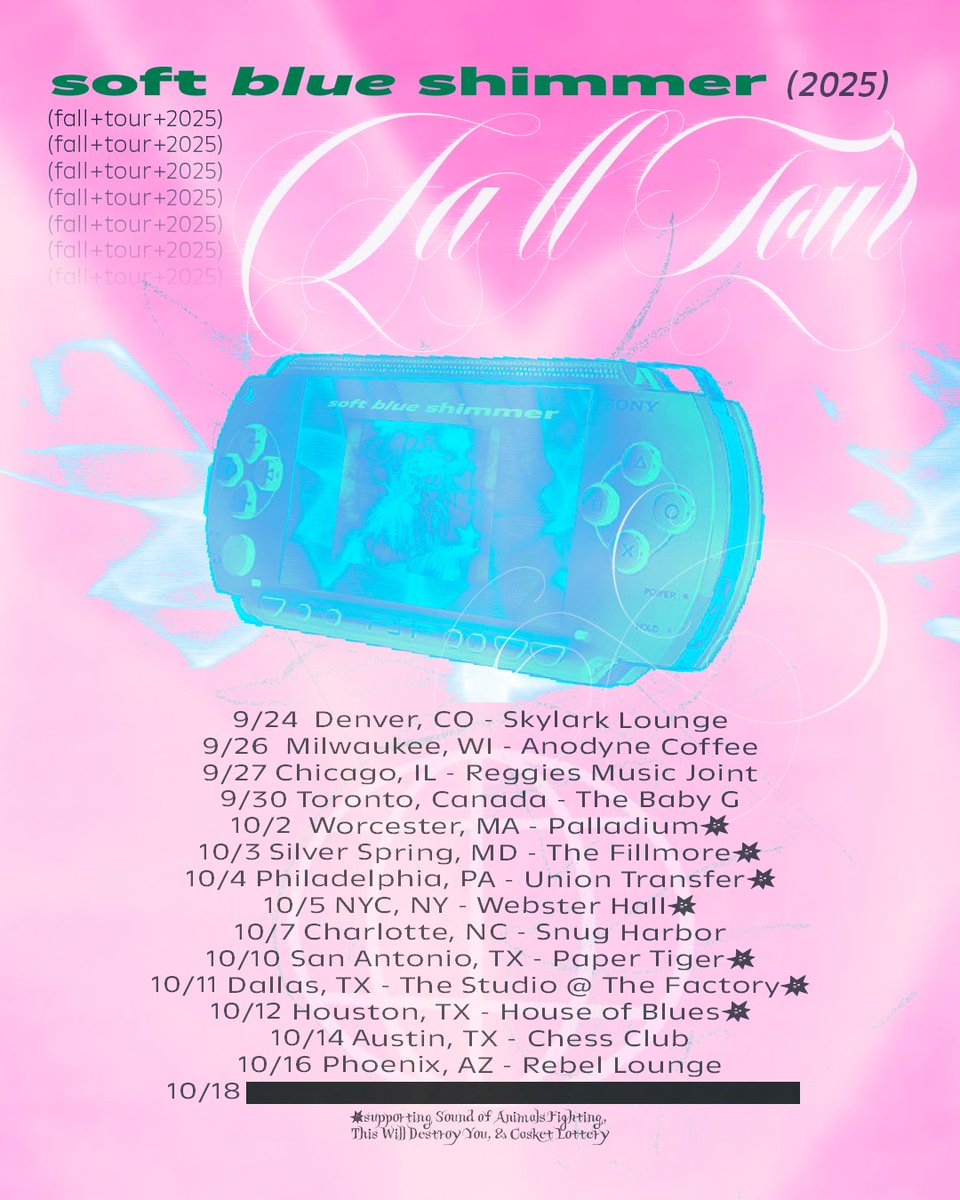 Added some headline dates around our tour with SOAF, This Will Destroy U, and Casket Lottery. C u in the fall