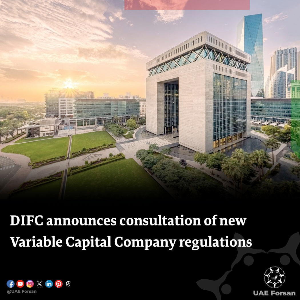 Dubai International Financial Centre (#DIFC) proposes to enact new Variable Capital Company (VCC) Regulations. The proposed regulations seek to significantly enhance investment structuring and asset management options for proprietary investment in the DIFC 
#UAE #Dubai  
<a href="/DIFC/">DIFC</a>