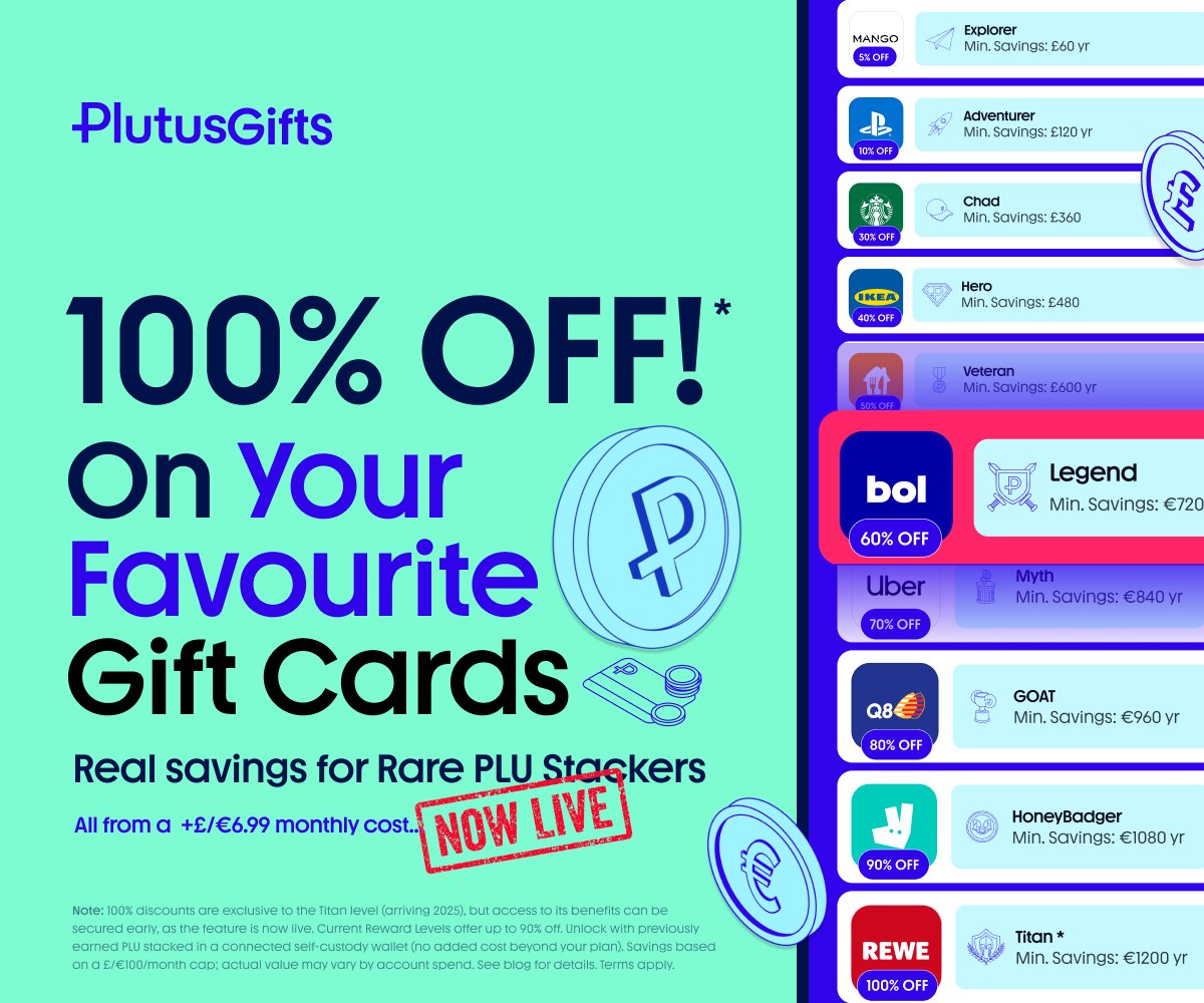 Now Live!
Stack More. Pay Less. Save More!
Try it to believe it: plutus.it/blog/plutusgif…