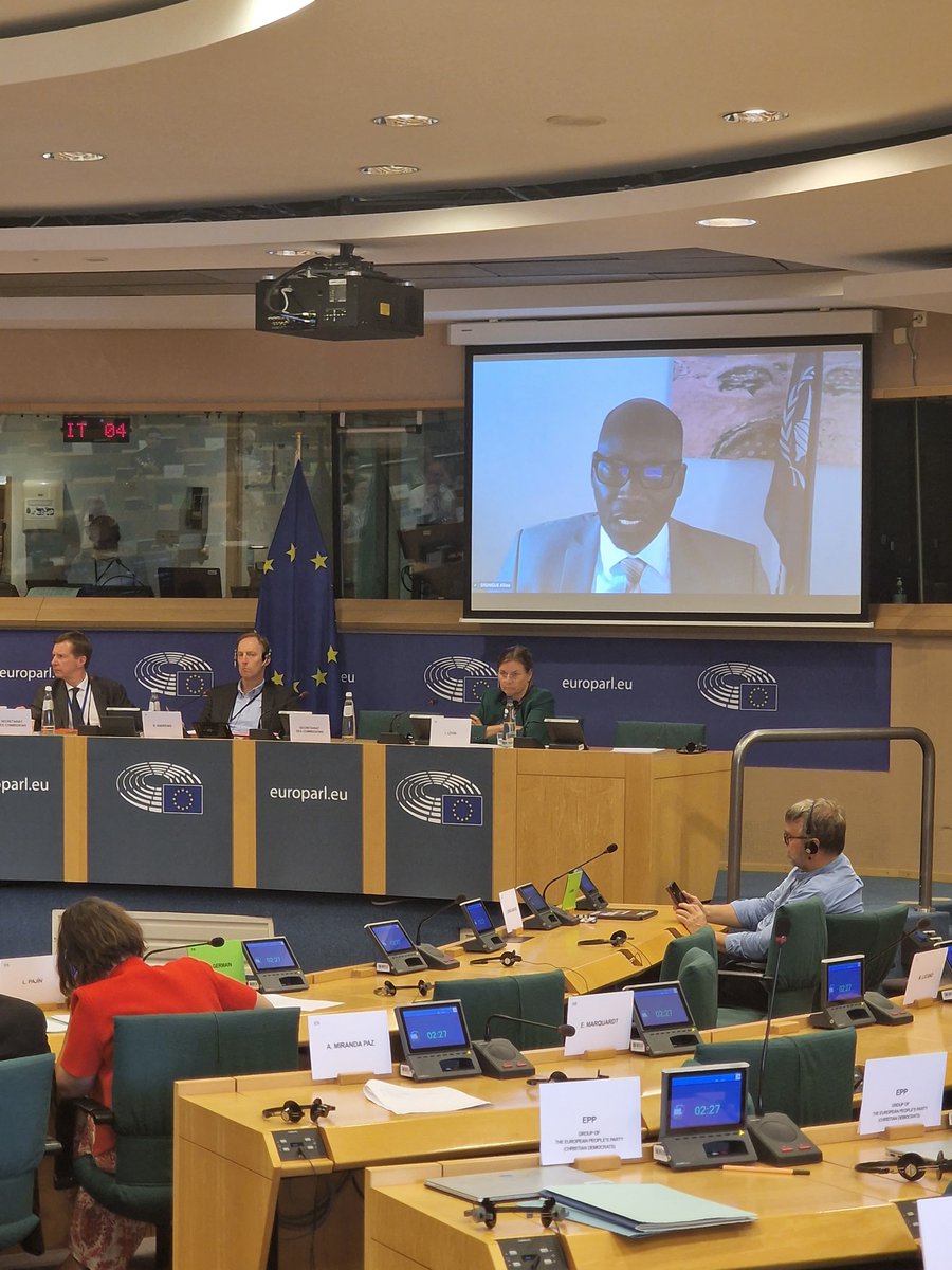 WFPMauritaniaCD's tweet image. After the DEVE Committee’s May visit 🇲🇷, I had the privilege to speak at the European Parliament 🇪🇺 today and update on the situation in Mauritania: 590,500 people are facing food insecurity.
Sustained EU support is urgently needed.
#LeaveNoOneBehind