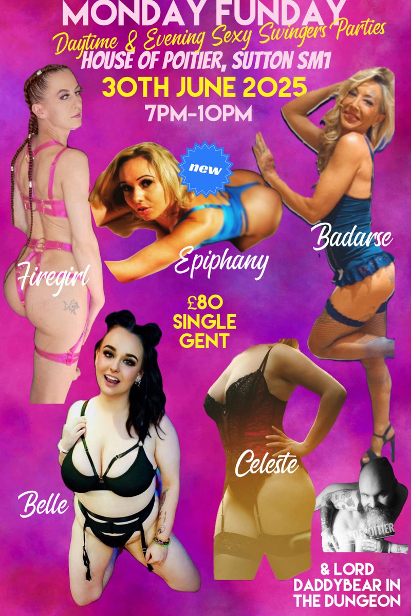 Monday Funday Parties (@mondayfunparty) on Twitter photo Y’all ready for this? 😜
<a href="/FIREGIRL1980x/">Firegirl Polish SQUIRTING QUEEN</a> <a href="/epiphany666cb/">Epiphany Jones X</a> <a href="/Orla23_/">Orla23</a> <a href="/BangingBadArse/">BadArseDaisy</a> <a href="/BelleRReynolds/">𝓑𝓮𝓵𝓵𝓮 𝓡𝓮𝔂𝓷𝓸𝓵𝓭𝓼 💜</a> <a href="/sarahbadxo/">Sarah ❣️</a> <a href="/FrenchCelesteUk/">Céleste</a> at the <a href="/HouseOfPoitier/">HouseOfPoitier</a>
WHAT a day it’s gonna be!! Y’all ready for this? 😜
<a href="/FIREGIRL1980x/">Firegirl Polish SQUIRTING QUEEN</a> <a href="/epiphany666cb/">Epiphany Jones X</a> <a href="/Orla23_/">Orla23</a> <a href="/BangingBadArse/">BadArseDaisy</a> <a href="/BelleRReynolds/">𝓑𝓮𝓵𝓵𝓮 𝓡𝓮𝔂𝓷𝓸𝓵𝓭𝓼 💜</a> <a href="/sarahbadxo/">Sarah ❣️</a> <a href="/FrenchCelesteUk/">Céleste</a> at the <a href="/HouseOfPoitier/">HouseOfPoitier</a>
WHAT a day it’s gonna be!!