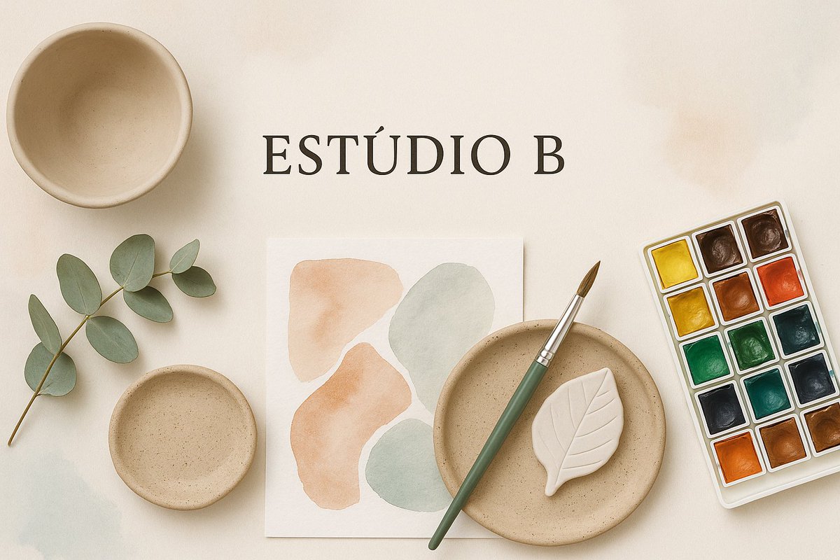 EstudioB_Test's tweet photo. O Estúdio B nasceu de uma vontade de criar arte para ser compartilhada e vivida com amigos! https://t.co/UuC8auDpsy