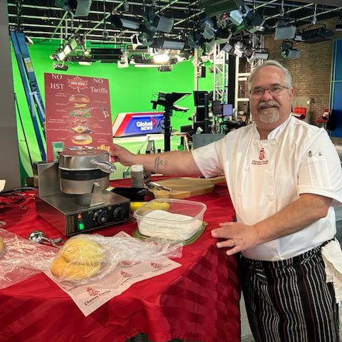 Chef Bill on <a href="/globalnews/">Globalnews.ca</a> Morning, Foodie Tuesday talking about our new Big Red Burger (coming Canada Day) and Ice Cream Burgers.

tinyurl.com/3kxw2kw5