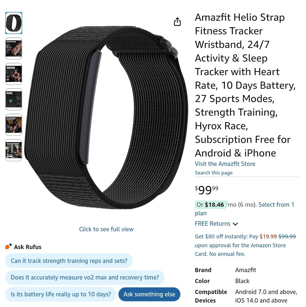 Anyone from the US traveling to India can you bring this "Amazfit Helio Strap" for me?

I really want it for testing and reviewing, ping me in DM' if you can.
