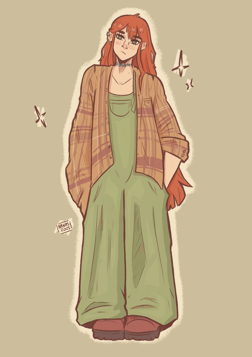 Self-portrait with my outfit of the day because i love it!💛💚💛💚