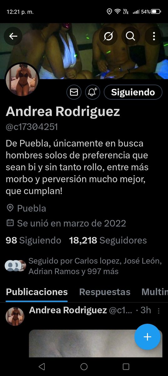 flacoalegr's tweet photo. Buenas tardes amigos y seguidores tengan cuidado con esta cuenta porque le está robando fotos a @chicadepue  ojo amigos 👀 https://t.co/058zdVSRhd