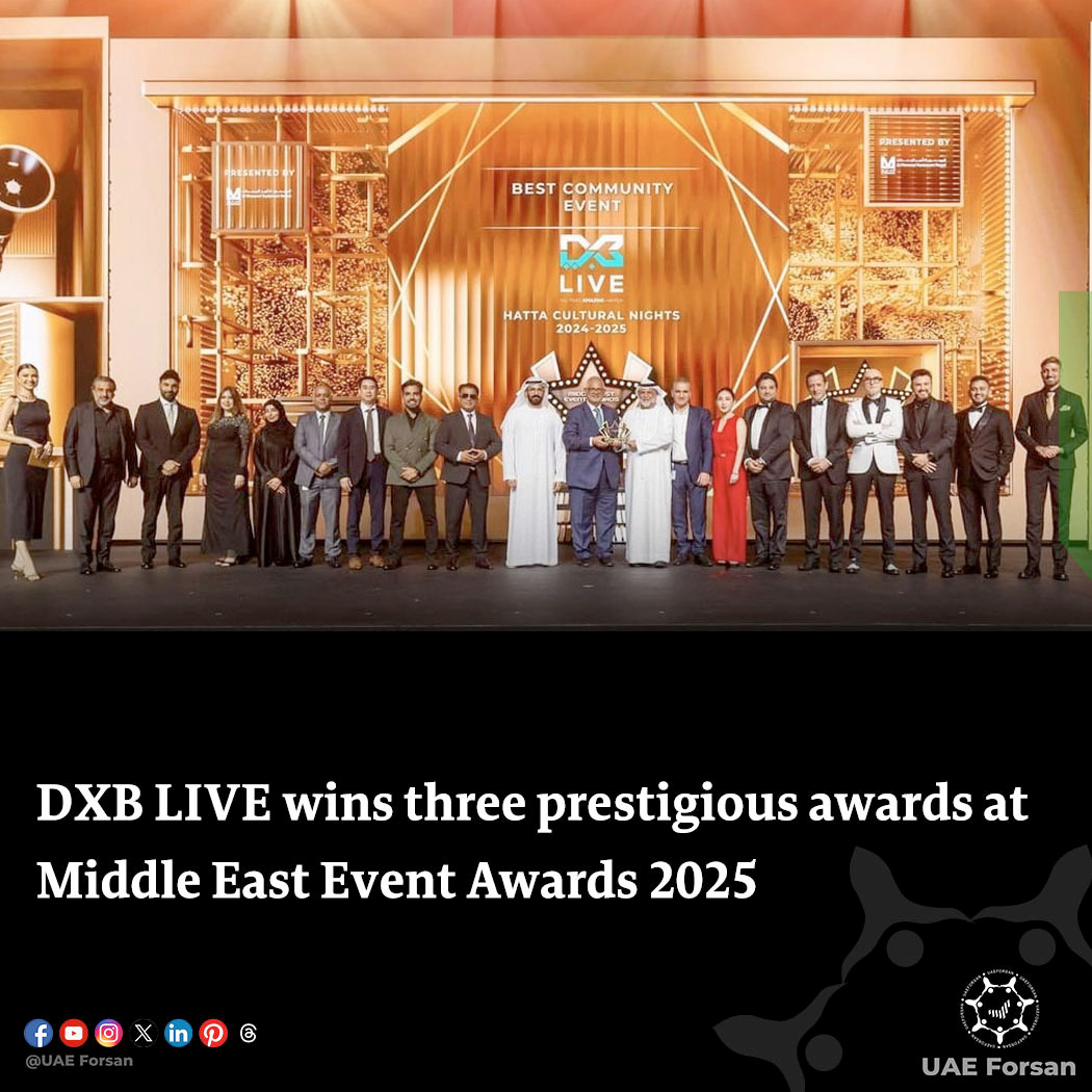 #DXB LIVE, the experiential agency of the of #Dubai World Trade Centre (#DWTC), marked a new milestone reaffirming excellence in sustainability and integrated services, by securing three prestigious awards at the Middle East Event Awards 2025, held in #Jumeirah, Dubai