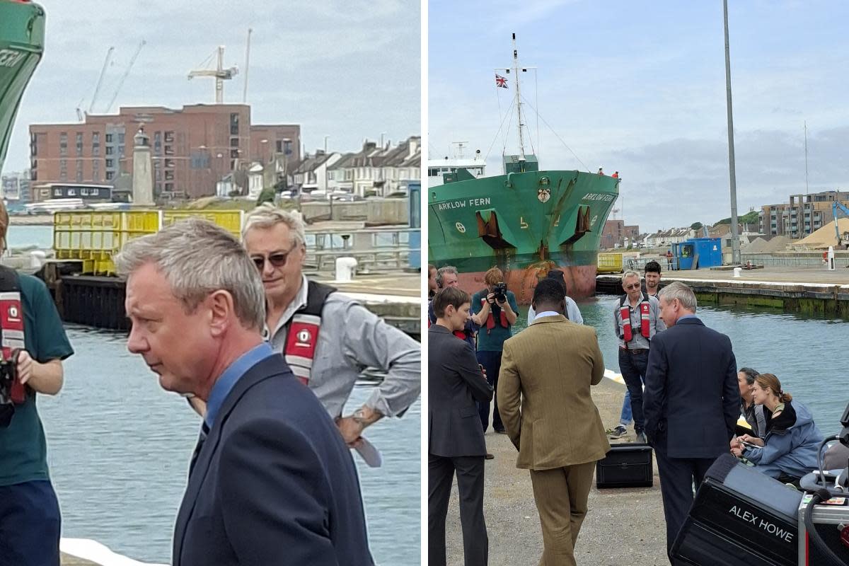 John Simm Society (@johnsimmsociety) on Twitter photo Actors John Simm and <a href="/richkidcampbell/">Richie Campbell</a> were at Shoreham Port in Southwick this morning (June 25), filming for the ITV series, Grace.
uk.news.yahoo.com/acting-stars-t… via <a href="/YahooNewsUK/">Yahoo News UK</a> Actors John Simm and <a href="/richkidcampbell/">Richie Campbell</a> were at Shoreham Port in Southwick this morning (June 25), filming for the ITV series, Grace.
uk.news.yahoo.com/acting-stars-t… via <a href="/YahooNewsUK/">Yahoo News UK</a>