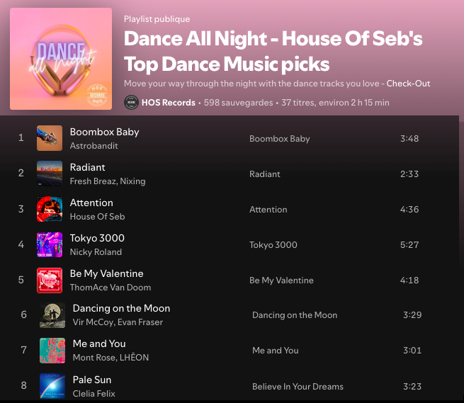 Here is a new playlist by <a href="/HosRecord/">HOS Records</a>  with my track « Pale Sun » (<a href="/LadRecords/">LAD Records</a> ) : open.spotify.com/playlist/4bXuq… #Spotify <a href="/Spotify/">Spotify</a> <a href="/spotifyfrance/">Spotify France</a> #PLAYLIST #spotifyplaylist