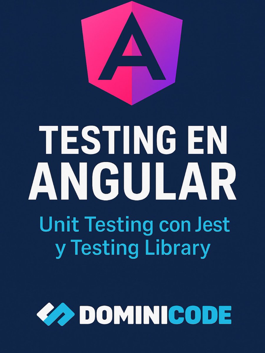 Carlos Caballero (@carlillo) on Twitter photo 🚀 ¡Mejora tus proyectos Angular con Testing en Angular: Unit Testing con Jest y Testing Library de <a href="/bezael_perez/">Bezael Pérez</a> (<a href="/domini_code/">dominicode</a> )!
📘 Ideal para desarrolladores intermedios que buscan tests sólidos y sostenibles.
👉 Disponible leanpub.com/testing-angula…
Gracias Bezael por tu 🚀 ¡Mejora tus proyectos Angular con Testing en Angular: Unit Testing con Jest y Testing Library de <a href="/bezael_perez/">Bezael Pérez</a> (<a href="/domini_code/">dominicode</a> )!
📘 Ideal para desarrolladores intermedios que buscan tests sólidos y sostenibles.
👉 Disponible leanpub.com/testing-angula…
Gracias Bezael por tu