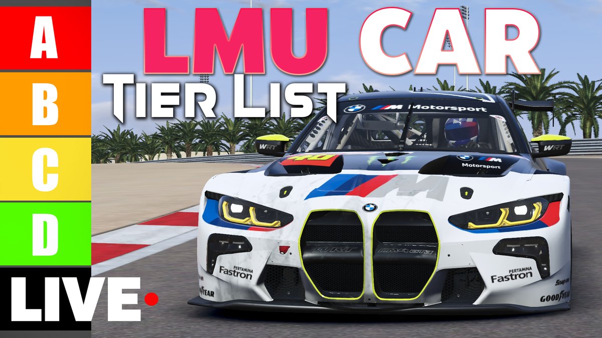 LMU Car Tier List Which LMGT3 is The BEST? youtube.com/live/pSy9EFCP_… via <a href="/YouTube/">YouTube</a> <a href="/LeMansUltimate/">Le Mans Ultimate</a> LIVE NOW