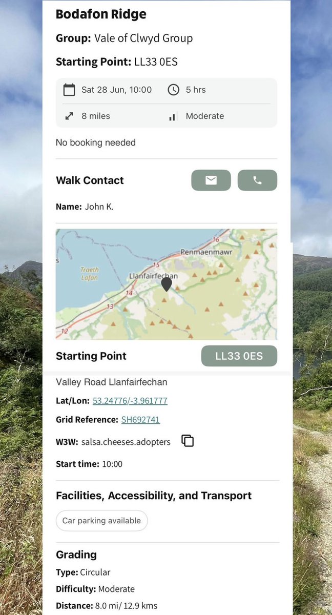 See also the Ramblers UK website or app. for up to date information ramblers.org.uk
Please consider car sharing.