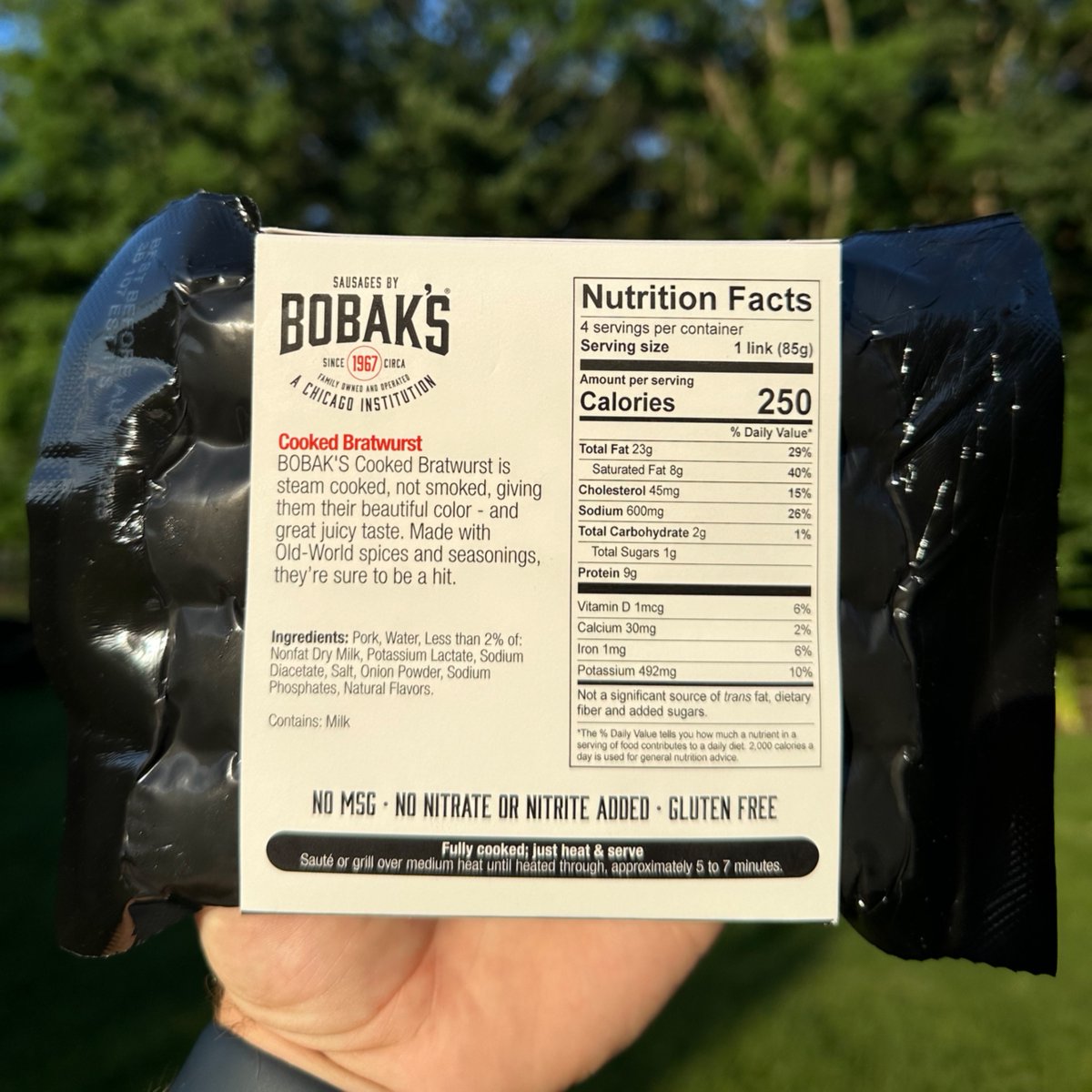 bobaks's tweet photo. You loved it then. You'll love it even more now. Our Cooked Bratwurst is BACK after almost 2 years! Find it as early as Friday at Caputo's! https://t.co/3NtbF4Sb5y
