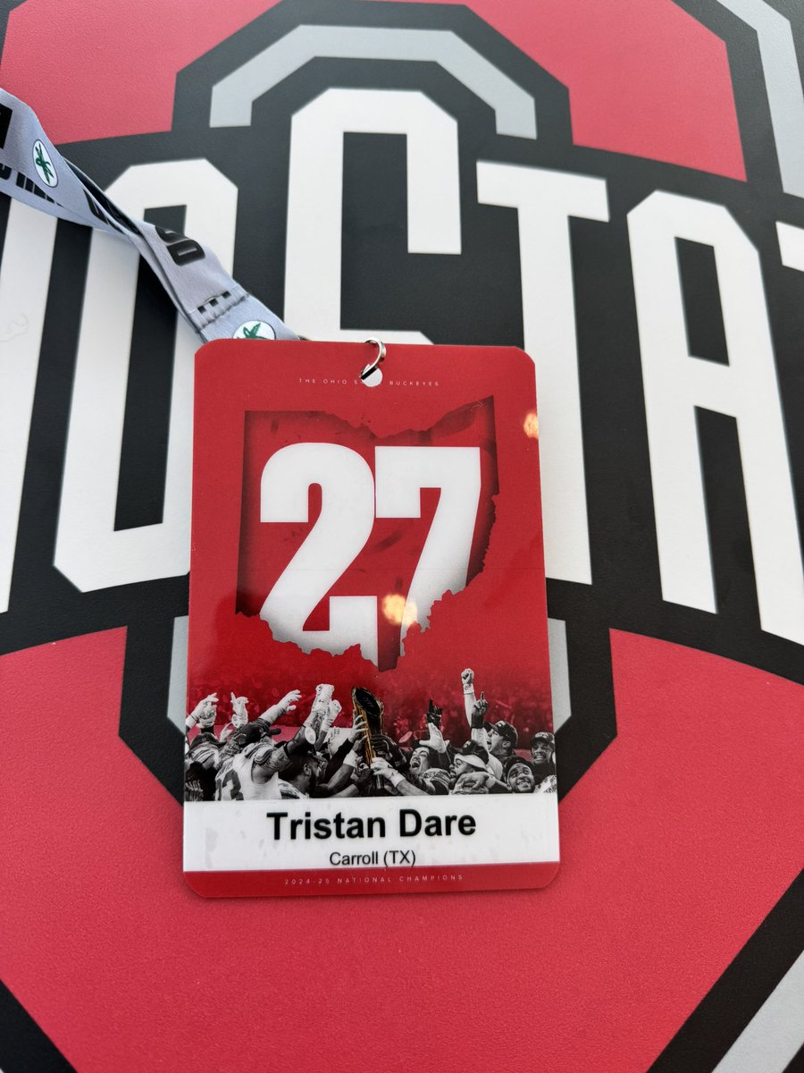 TristanDare2027's tweet image. Thank you @OhioStateFB #GoBucks
@coachrdodge @coachvictorgill
@CoachRazloznik @SLC_Recruiting